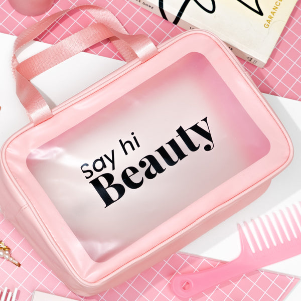 SAY HI BEAUTY BAG